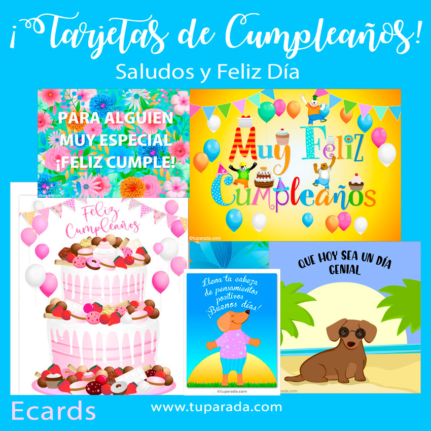 Tarjetas de cumpleaños