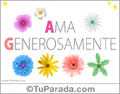Ama generosamente