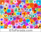 Tarjetas de cumpleaños formales