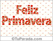 Tarjetas de Primavera