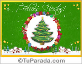 Tarjetas navideñas tradicionales