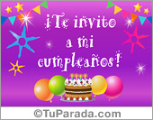 Invitaciones de cumpleaños