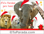 Postales de felices fiestas