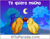 Tarjeta de te quiero