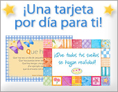 Una tarjeta por día para ti