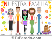 Tarjetas para la familia