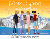 Tarjetas de juegos olímpicos