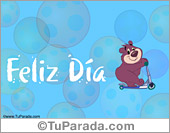 Tarjeta del dia del niño