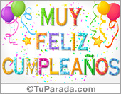 Tarjetas virtuales de cumpleaños