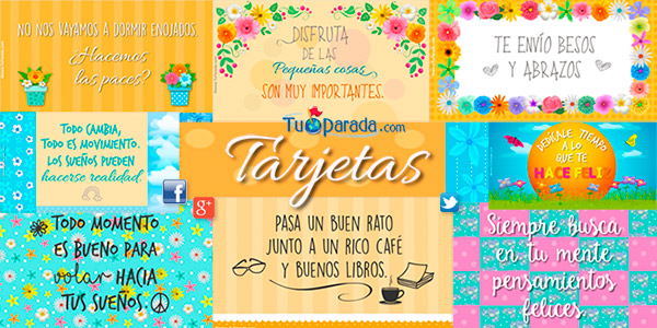 Tarjetas de frases para Facebook