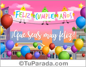 Postal de cumpleaños