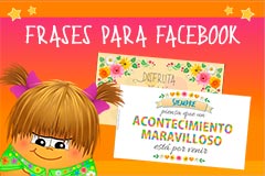 Tarjeta de frases para facebook