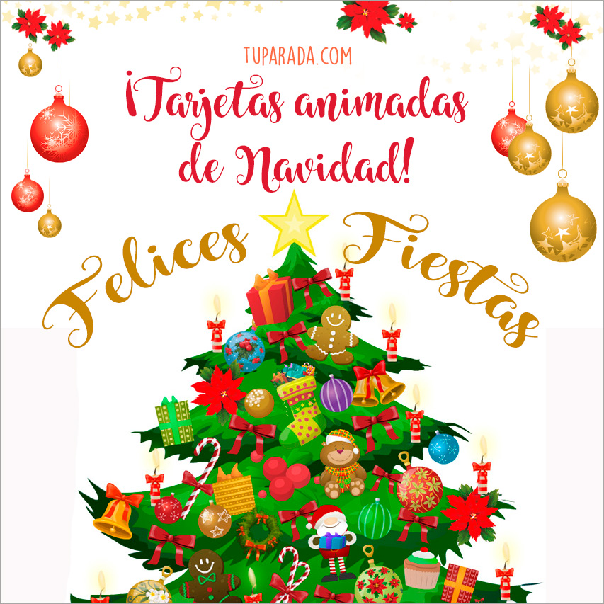 Tarjetas de felices fiestas