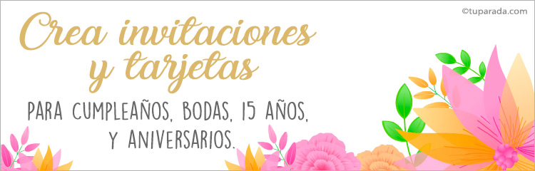 Crea invitaciones y tarjetas