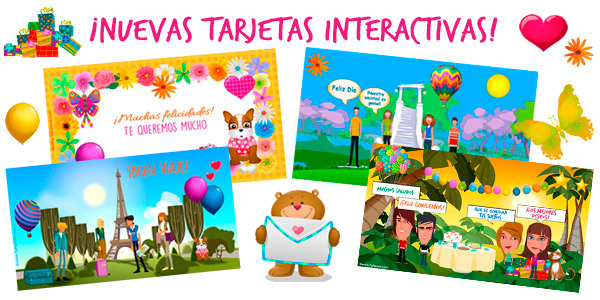 Crea tarjetas interactivas