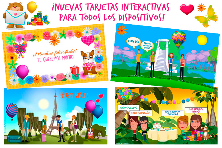 Tarjetas interactivas