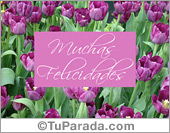 Tarjetas con flores