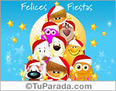 Postales de felices fiestas