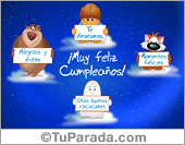 Tarjeta para cumpleaños