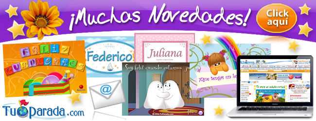 Postales, tarjetas virtuales y juegos