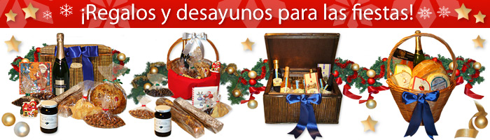 Regalos y canastas de Navidad