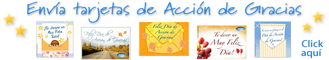 Tarjetas de Acción de Gracias