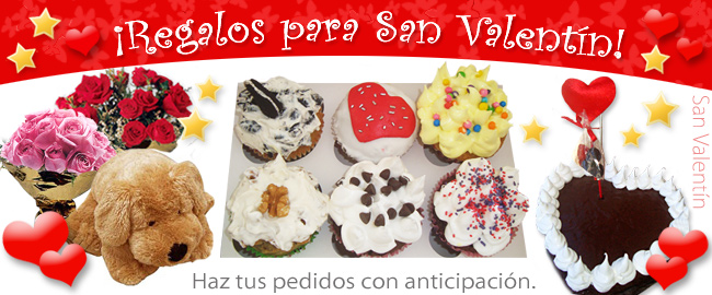 Regalos, desayunos, flores y CupCakes