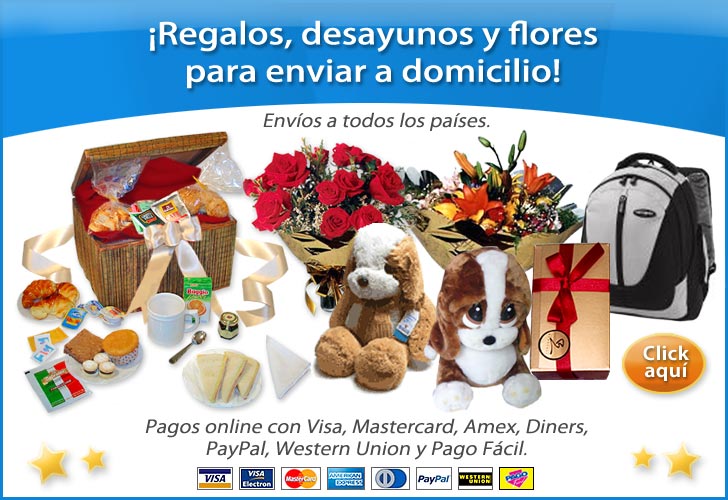 Regalos, desayunos y flores