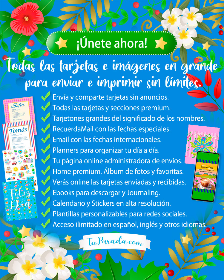 Únete y envía tarjetas para todas las fechas importantes del año.