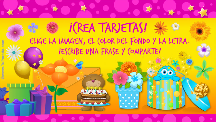 Tarjetas para crear y publicar