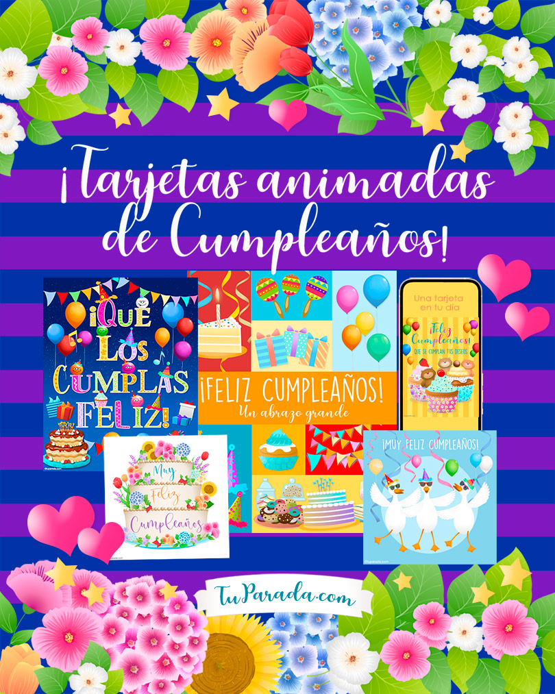 Tarjetas de cumpleaños