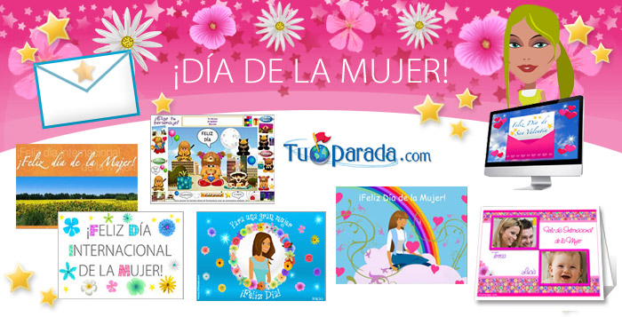 Tarjetas Día de la mujer