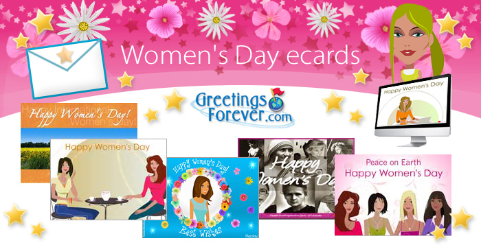 Women's day ecards