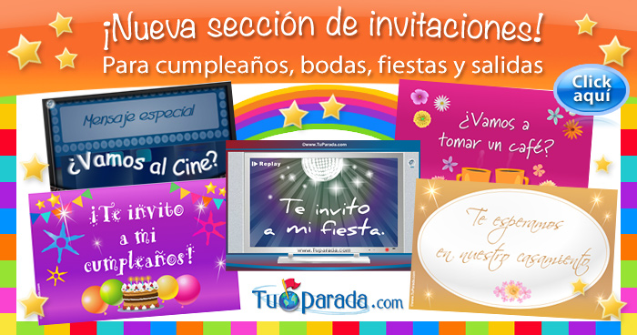 alto Aislar Espectáculo Invitaciones digitales de cumpleaños, fiestas, bodas e infantiles!