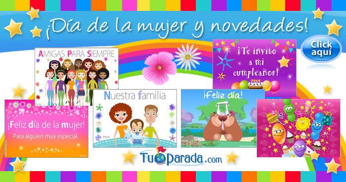 Tarjetas Día de la mujer