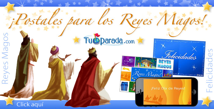 Tarjetas para los Reyes Magos