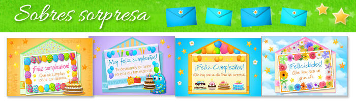 Tarjetas con sorpresas