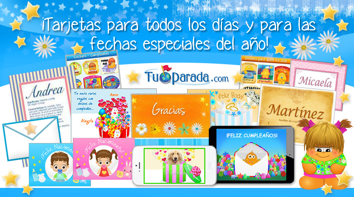 Tarjetas para fechas especiales