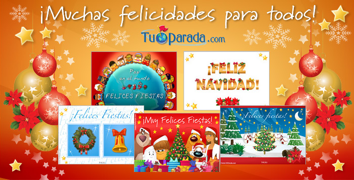 Tarjetas de Felices Fiestas